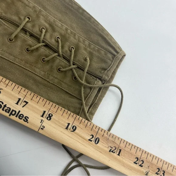 Vintage Boys Scouts Of America Pants Boy Small Green 1910s 1920s Canvas Breaches